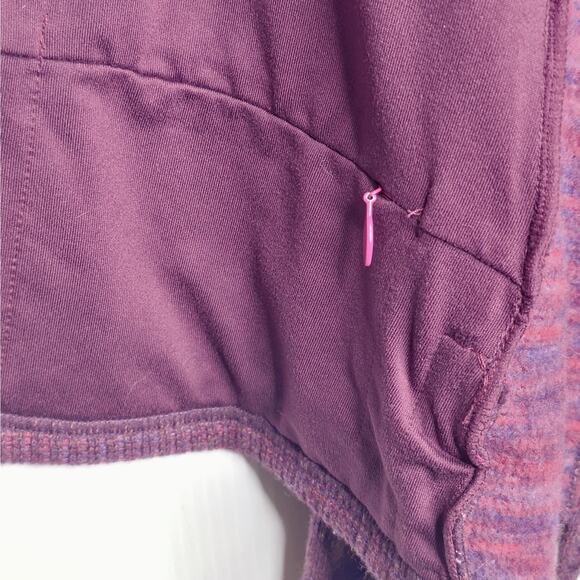 Title Nine Sweater Jacket Swacket Wool Blend Fleece Lined M Full Zip High Neck - Picture 7 of 12